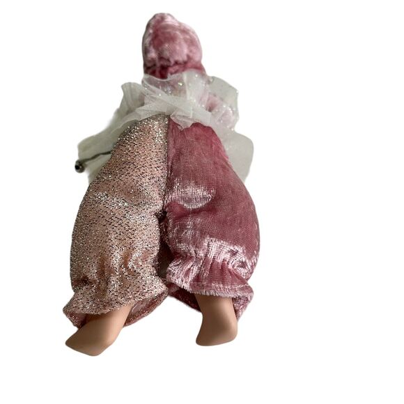 Vintage 1980s Venetian Porcelain Jester Baby Doll 7.5 Inches Decor Collection - Picture 6 of 8